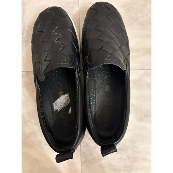 Jsldies NYC Men’s Woven SlipOn Platform Loafer Woven Black Size 8.5 Shoes main image 5